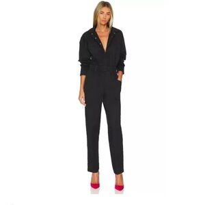 NWT! Pistola Selena Black Pinch-waist Jumpsuit XS